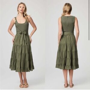 PAIGE
SAMOSA DRESS Olive Green Sleeveless